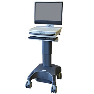 EMR-Workstation On Wheels (WOW)-Powered Computer Carts
 Portable Workstation On Wheels
